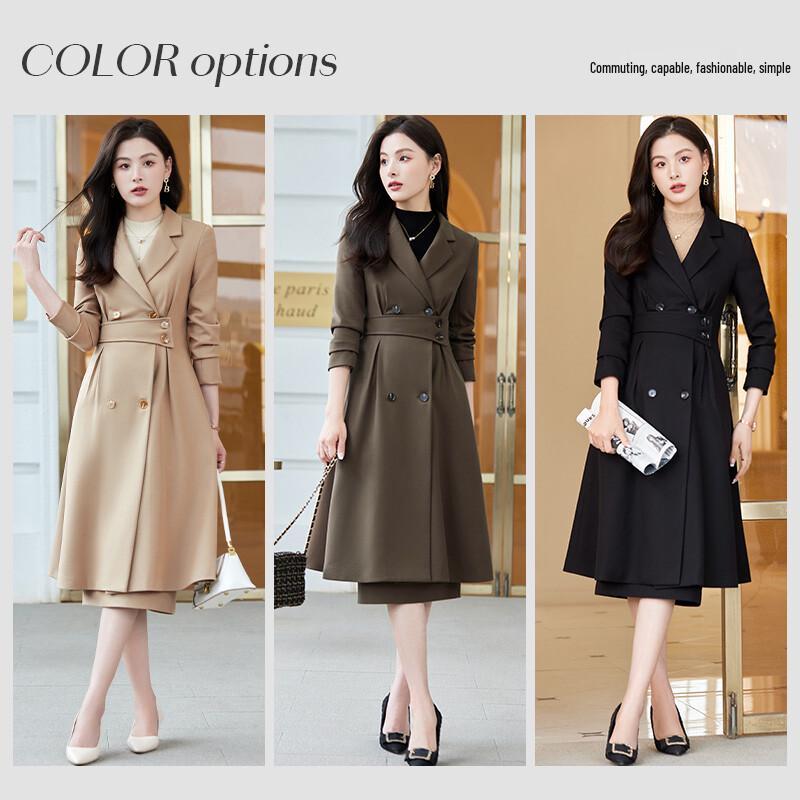 Women's Professional Mid-Length Trench Coat