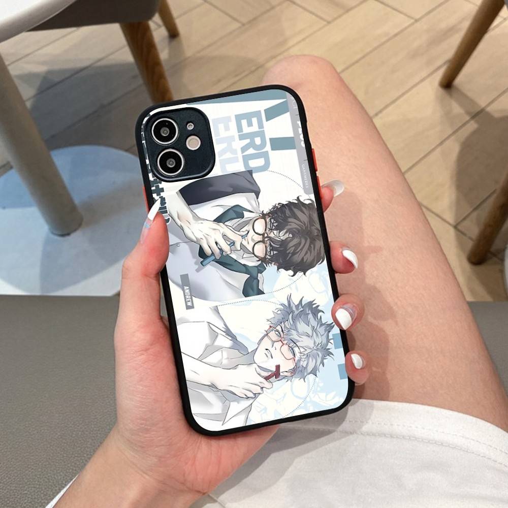 Nerd Project Bl Anime Matte Silicone Phone Cases For IPhone 16 13 15 12 11 Pro Max Plus For IPhone 14 15 Pro
