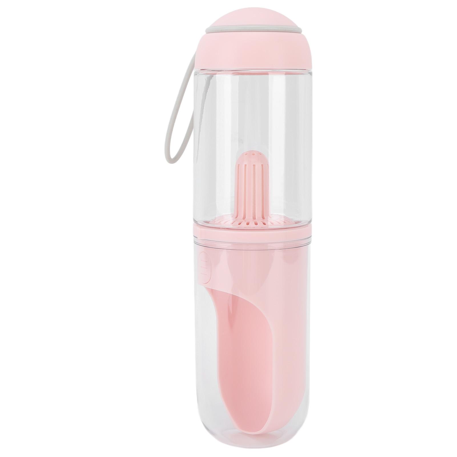 Dog Water Bottle Stylish Lightweight One Piece Design Leakage Proof Portable Pet Water Dispenser Feeder 330ml
