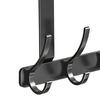Over Door Hook with 5/6/7 Hooks Punch Free Removable Heavy Duty Carbon Steel Door Back Mount Hanging Coat Towel Bag Hat Scarf Organizer Rack Hanger