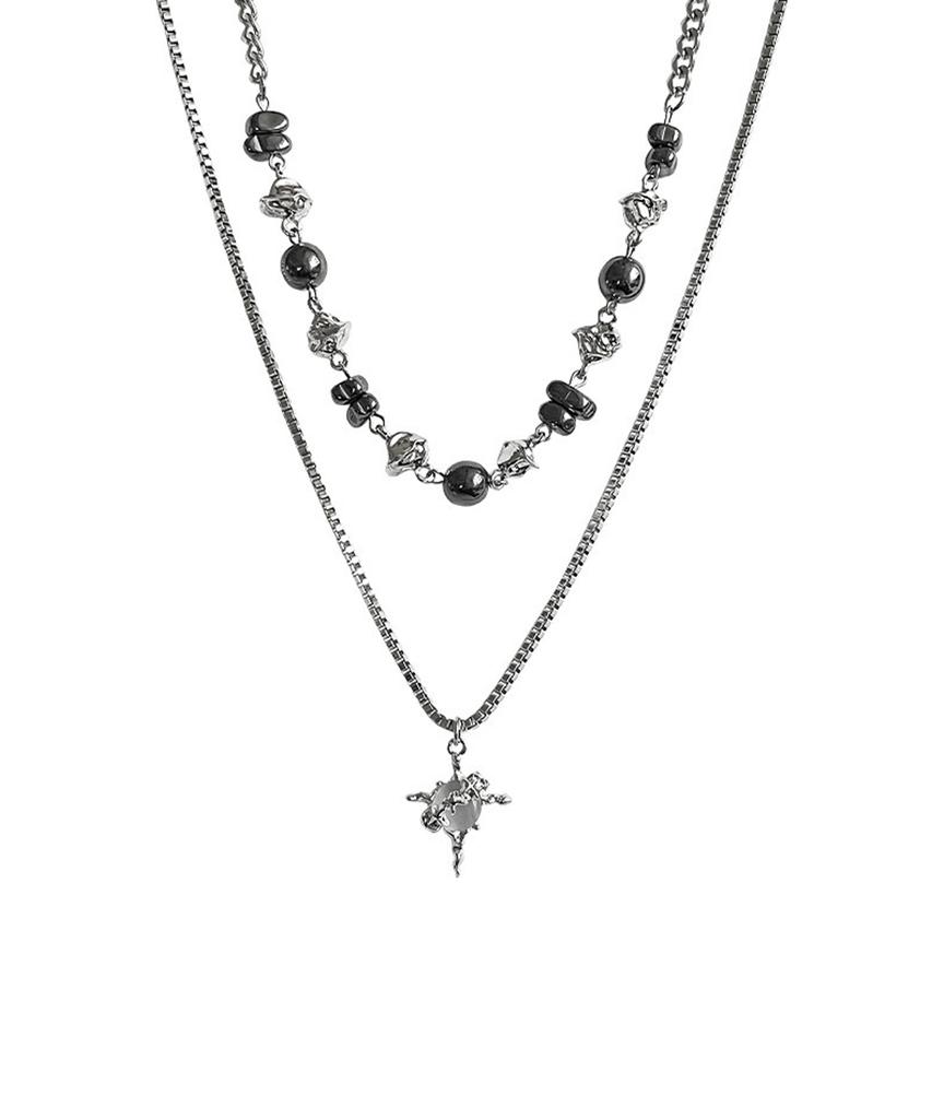 Julius1 2Chain Set Necklace Jsb-538