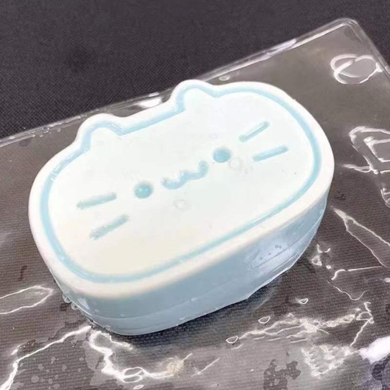 Schylling Squishy Cute Cat Cheese Bread Pinch Toys Stress Relief Cheese Kitty Toys Vent Toys Soft Fidget Toys Gifts For Children Adults