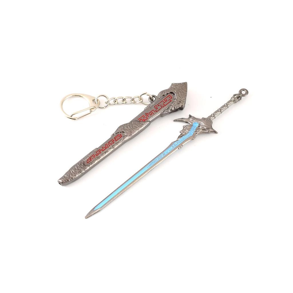 12cm Fen Ji Sword Miniature: Unsharpened Ancient Metal Model Ornament