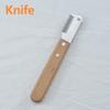 2 PZ Coltello Rimuovi Peli Animali Pettine per Cani Strumento di Bellezza Manico in Legno Coltello Sbucciatore Dispositivo Rimuovi Peli Animali Strumento di Pulizia Articoli per Animali