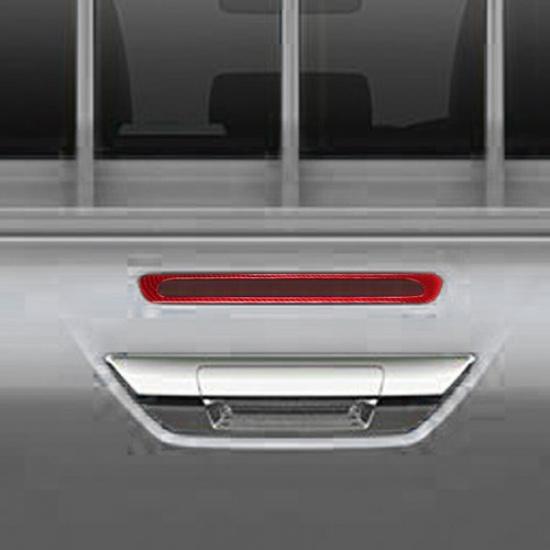 Red Carbon Fiber Inner Rear Tailgate Light Frame Cover For Toyota Hilux 15-21