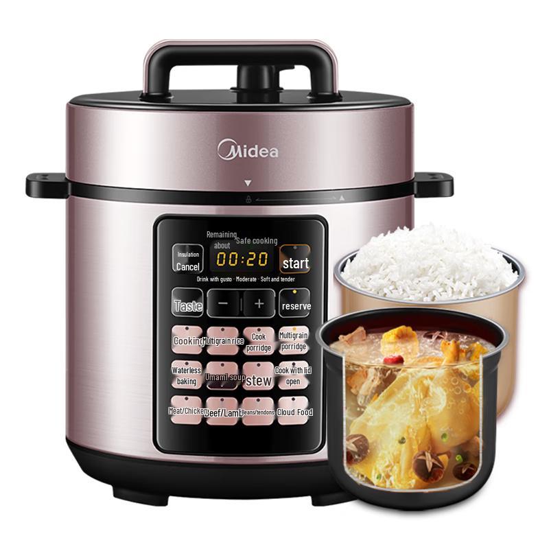 Midea Smart Multi-functional Electric Pressure Cooker CN plug (adapter included)