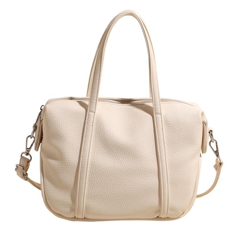 Korean version of fashionable portable women's bag 2025 new solid color simple small square bag versatile shoulder messenger bag