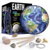 Solar System Gemstone Dig Kit Dig Up 13 Treasures Rocks & Fossils Space Toys For Kids Geology Christmas Gift