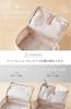 EMOCA Fluffy Diaper Waffle Large Greige Pouch, Fabric, Capacity, Tassel,