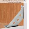 10Pcs Stainless Steel Furniture Corner Connector Shelf Brackets Cabinet Support Fixing Frame Corner Brace Enduring