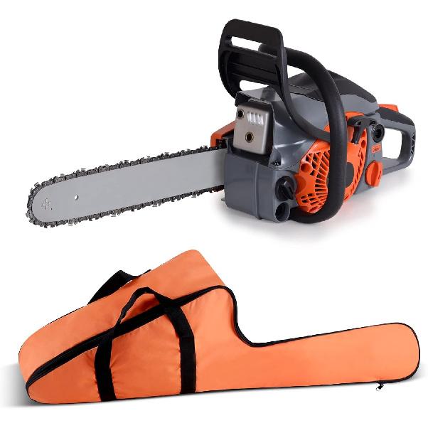 Chainsaw Carry Case Bag, Chainsaw Carrying Case 18 Inch, Portable Waterproof Oxford Cloth Holdall Chain Saw Box for Full Protection Storage