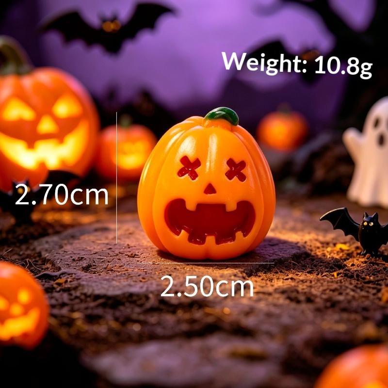 Halloween Miniature Figurine Bone Skull Coffin House Chair Halloween Mini Resin Cartoon Scary Ghost Statue Party Ornaments