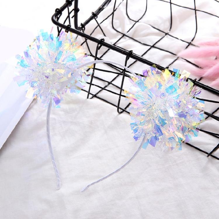 Adjustable Glittering Headwear Comfortable Headbands Birthday Party Headwear for Cosplay and Holiday Parties