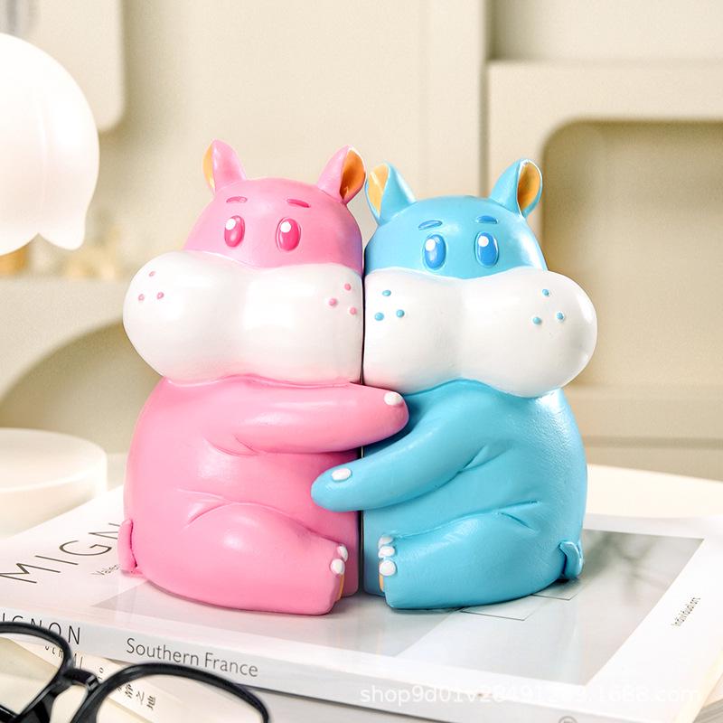 

Cute Cartoon Doll Bookend Ornaments for Living Room or Desktop Decor