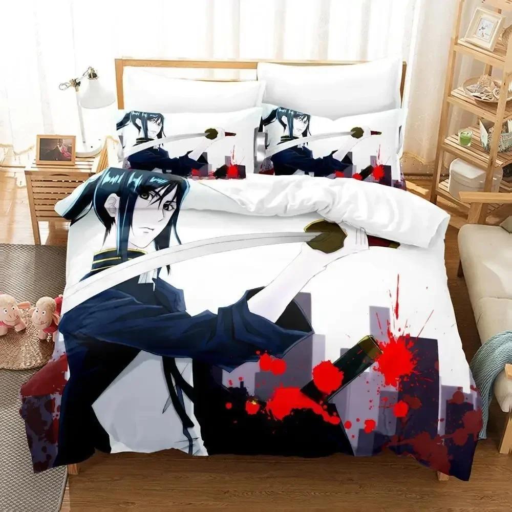 K Projekt Mikoto Suoh No Blod! Kein Knochen! Keine Asche! Bettwäsche-Set mit Kissenbezug Bett Weiche Bettdecke Weiche Decke Super King-Size Maße