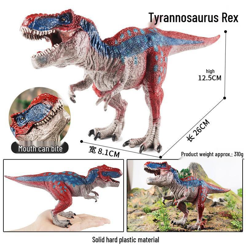 Large Jurassic Simulation Dinosaur Toy: Styracosaurus & Stegosaurus Desktop Figures
