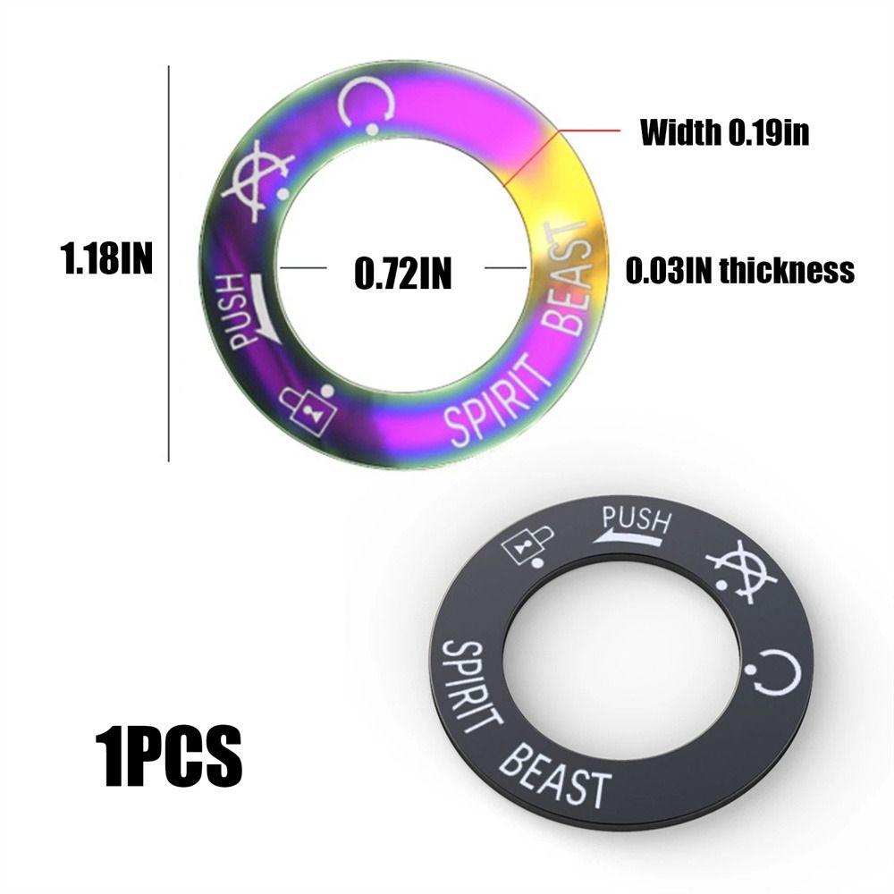 Stainless Steel Motorcycle Sticker Motorcycle Decal Start Lock Key Sticker Lock Switch Sticker