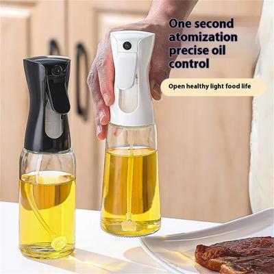 Dozownik do oliwyOliwiarka do gotowania220300ml Szklana butelka z rozpylaczem do oliwyDozownik i rozpylacz do oliwy spożywczej do kuchni