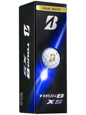 Bridgestone TOUR B XS Golf 1 Sleeve Pearl S6GXJ Balls, (3 Balls), White,
