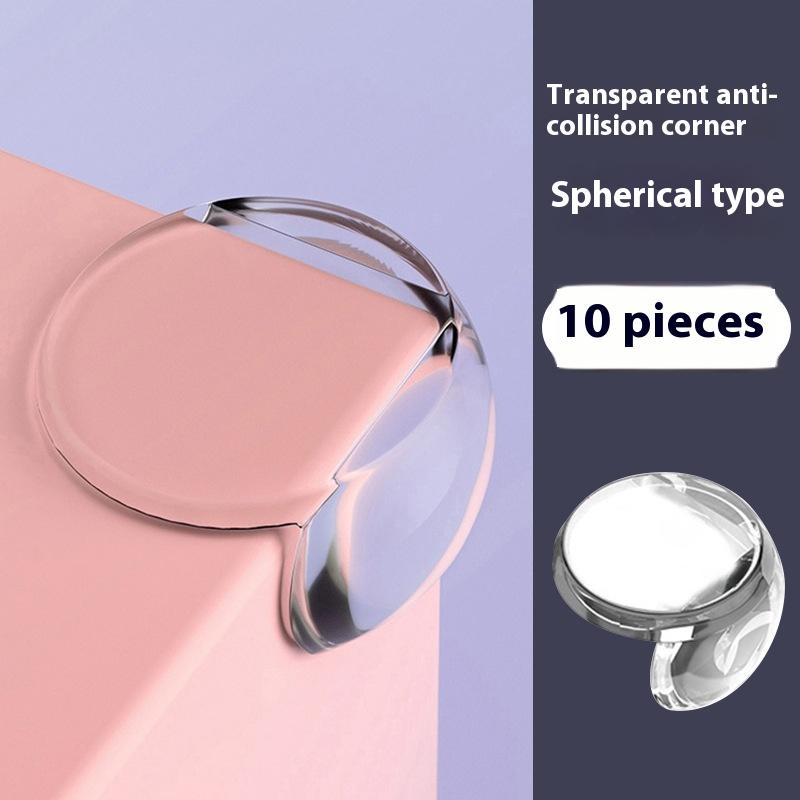 4/10Pcs Clear Anti-Collision Coffee Table Furniture Corner Protectors Soft Corner Sheathing Living Room Decor