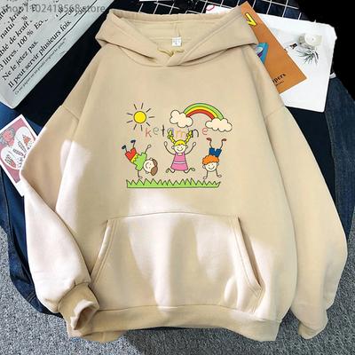 Felpe KETAMINE Cavallo Y2k Felpa Grafica Oversize streetwear per Donne/Uomini Abbigliamento Harajuku Vestiti Retro