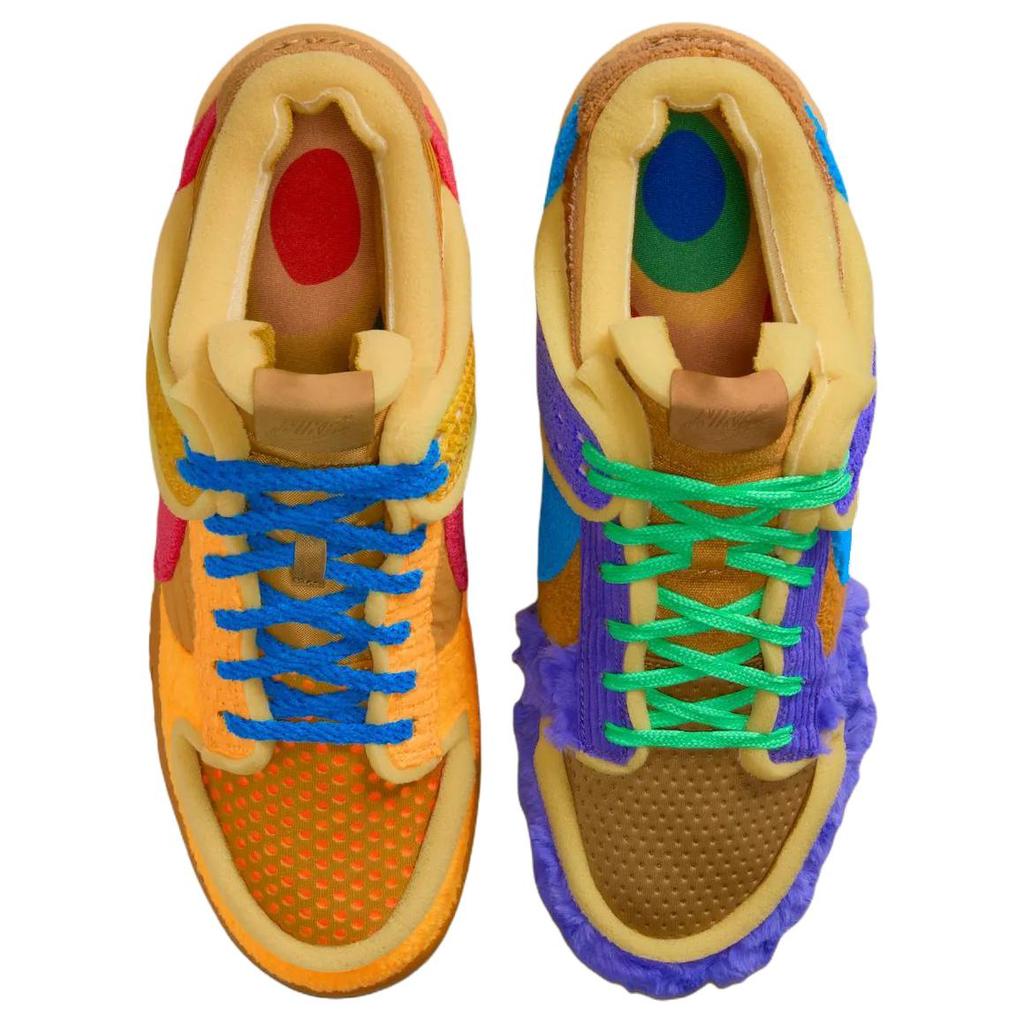Cactus Plant Flea Market X Nike Dunk Low Swamp Sponge Pack - Psychic Purple Unisex Sneakers Photo-Blue Gold-Suede IH5094-500