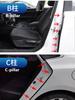 Universal 10M Double Layer Car Front Rear Door Seal Lid Edge Moulding Trim Strip
