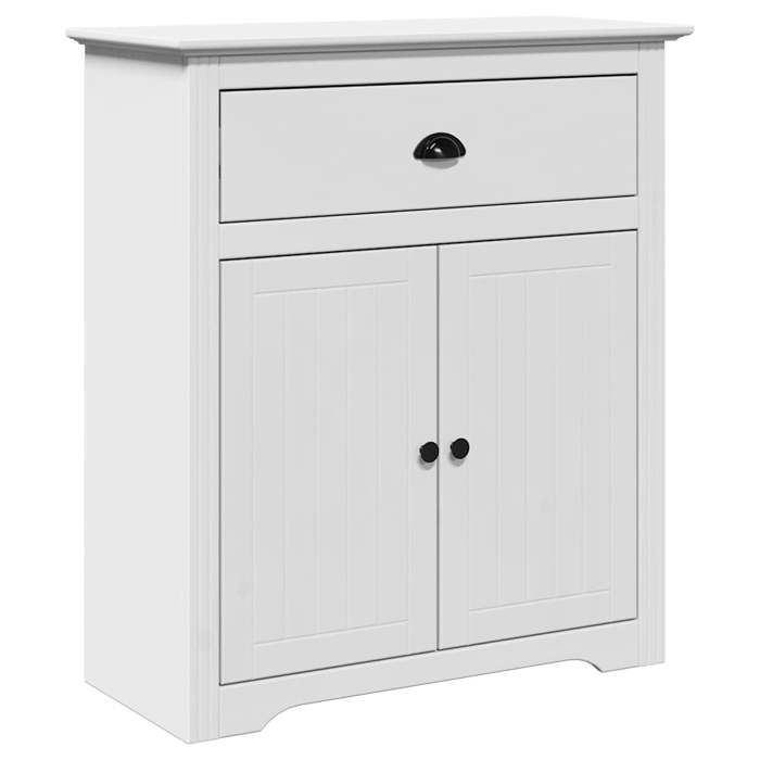 VidaXL Armoire de couloir BODO blanc 80x35x90 cm, meuble de couloir, meuble de vestiaire, meuble de rangement d'entrée, 4016866