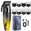 Hatteker Professional Hair Clipper with LED Display Multiple Guide Combs USB Charging for Men's Grooming HT-6146