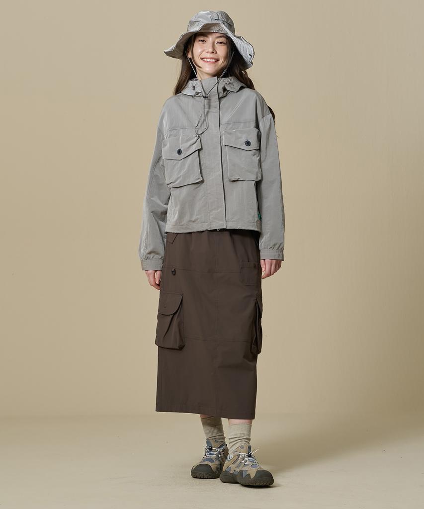 Bbc Earth W Light Cargo Skirt_Dark Grey