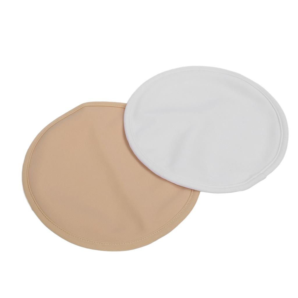 4PCS Castor Oil Breast Pack Wrap Washable Reusable Less Mess Breast Nursing Pads for Fibrocystic Breasts