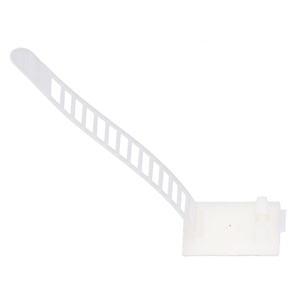 100Pcs Adhesive Cable Management Clips Adjustable Nylon Strap Ties Wire Clamps Organizer Strong