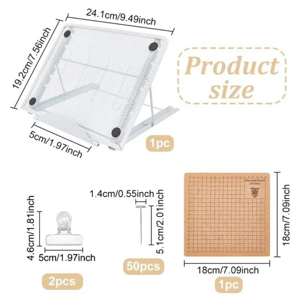 DIY knitting Adjustable Holder Auxiliary Board Tassel Board Set New Crochet Blocking