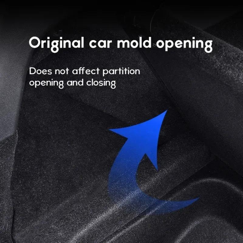For Tesla Model Y Launch Juniper 2025+ Rear Trunk Side Storage Lids Covers with Drawstring Organizer Berlin/Austin Accessories