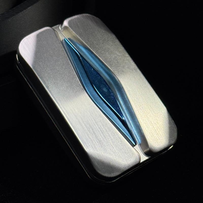 Future Eyes EDC Fidget Slider Zinc Alloy Fidget Toys Unlimited Push Haptic Slider ADHD Toy Stress Relief Gadget for Adults