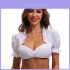 The Munich Oktoberfest Costume White Polyester Traditional Dress For Women