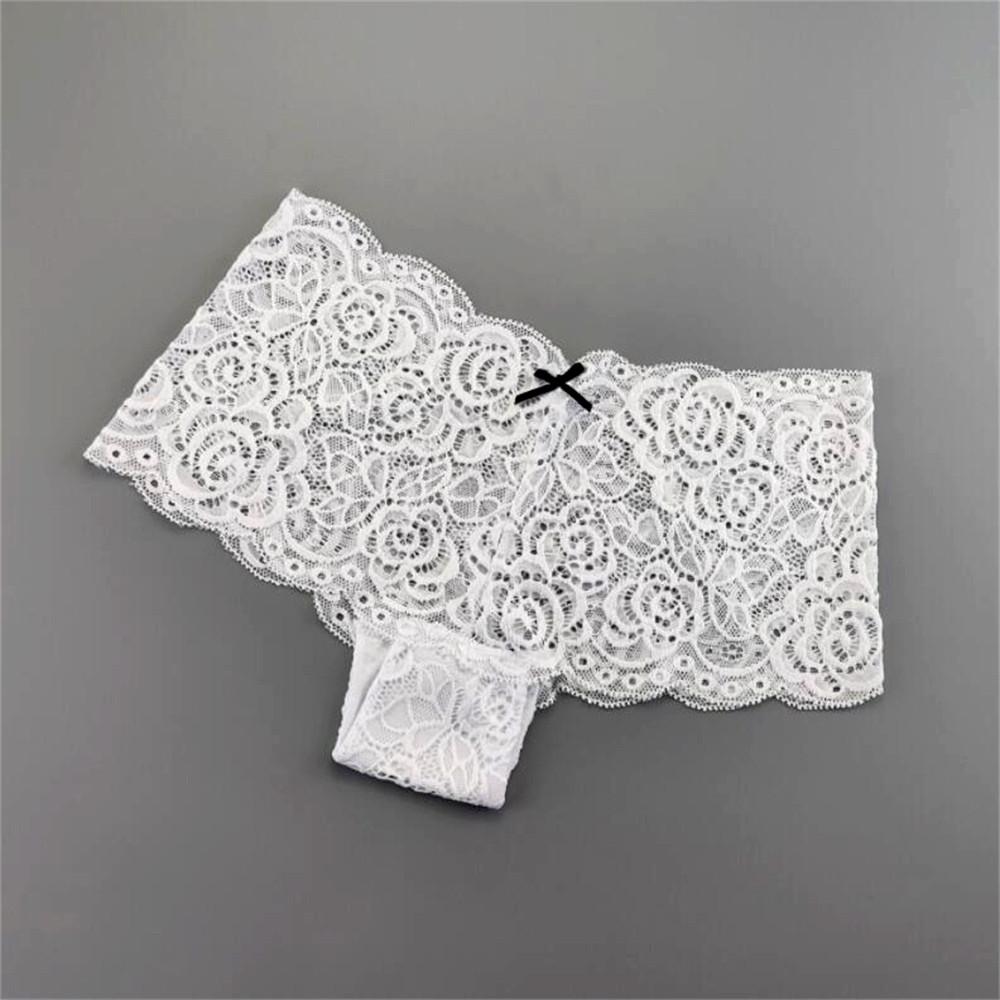 6PCS/set Lace Boxers for Women Sexy Panties Transparent Floral Underwear Female Low Rise Intimates Lingerie