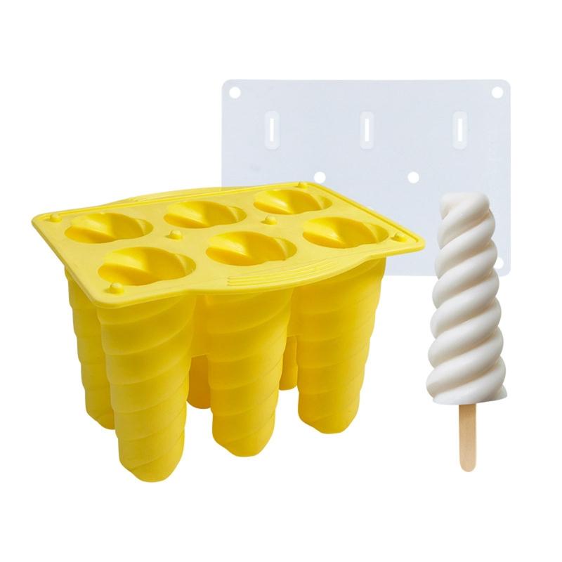 Silicone Ice Cream Mold Reusable Popsicles Making Mould Kitchen Handmade Gadgets