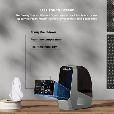 Creality Space Filament Dryer Box 360 Degrees Hot-air Heating 1.75mm and 2.85mm Filaments Support 48