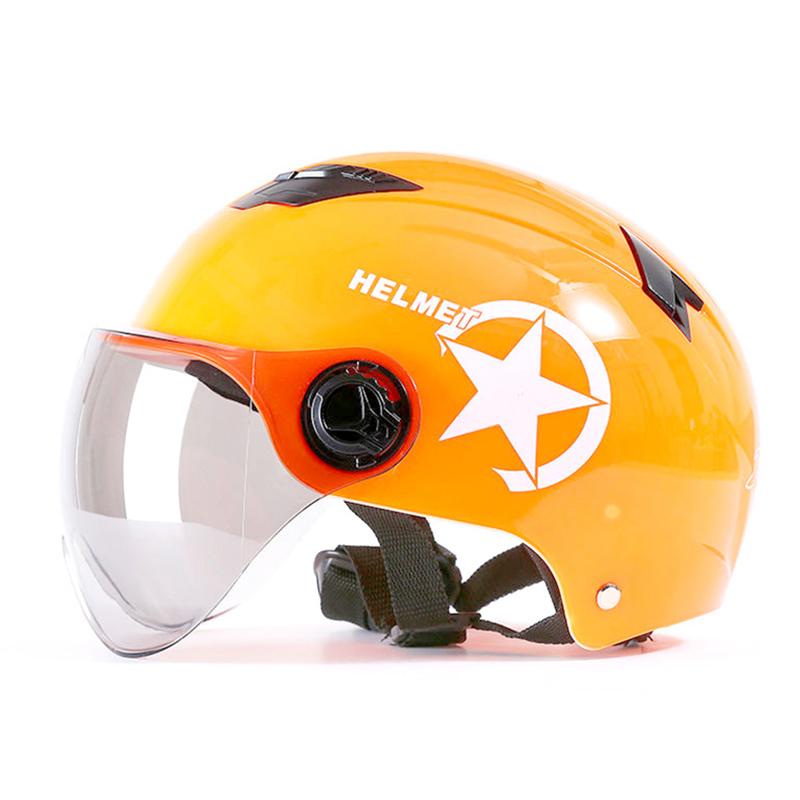 Elektrische Motor Auto Helm Roller Fahrrad Open Face Halbe Baseball Kappe Anti-UV Sicherheit Schutzhelm Fahrrad Helm Einstellbar