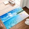 Tropical Beach Door Mat & Rugs Washable Carpets for Living Room Entryway & Kitchen Pet-Friendly Floor Mat Home Decor Alfombra