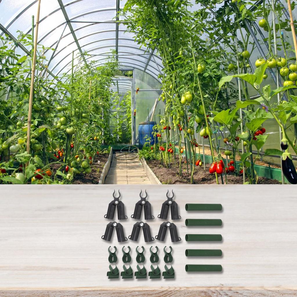 For Gardening Projects Greenhouse Connectors Plant Trellis Clips Reusable Greenhouse Connector Clips Growing Tent