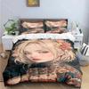 Fashion Sexy Anime Girl Print Bedding Sets Bed Supplies Set Duvet Cover Bed Comforter Set Bedding Set Aldult Gift