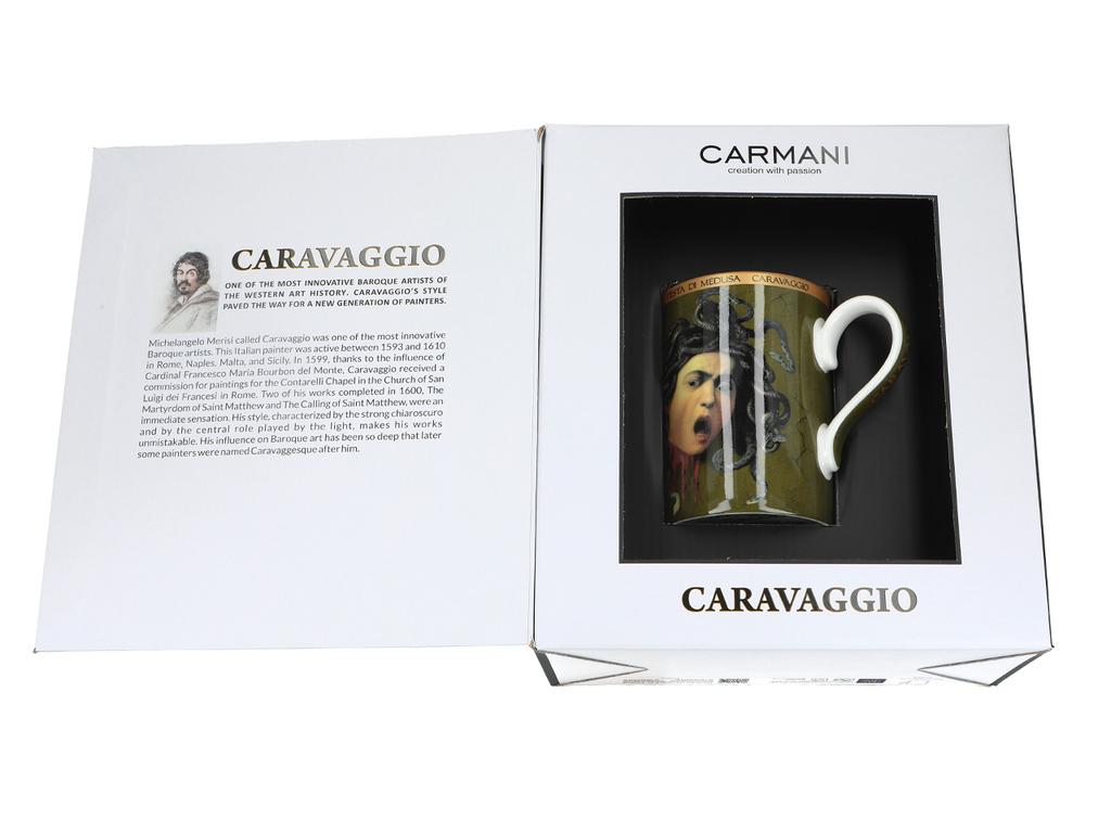 Kubek Porcelanowy Caravaggio Głowa Meduzy Sztuka Baroku Na Prezent