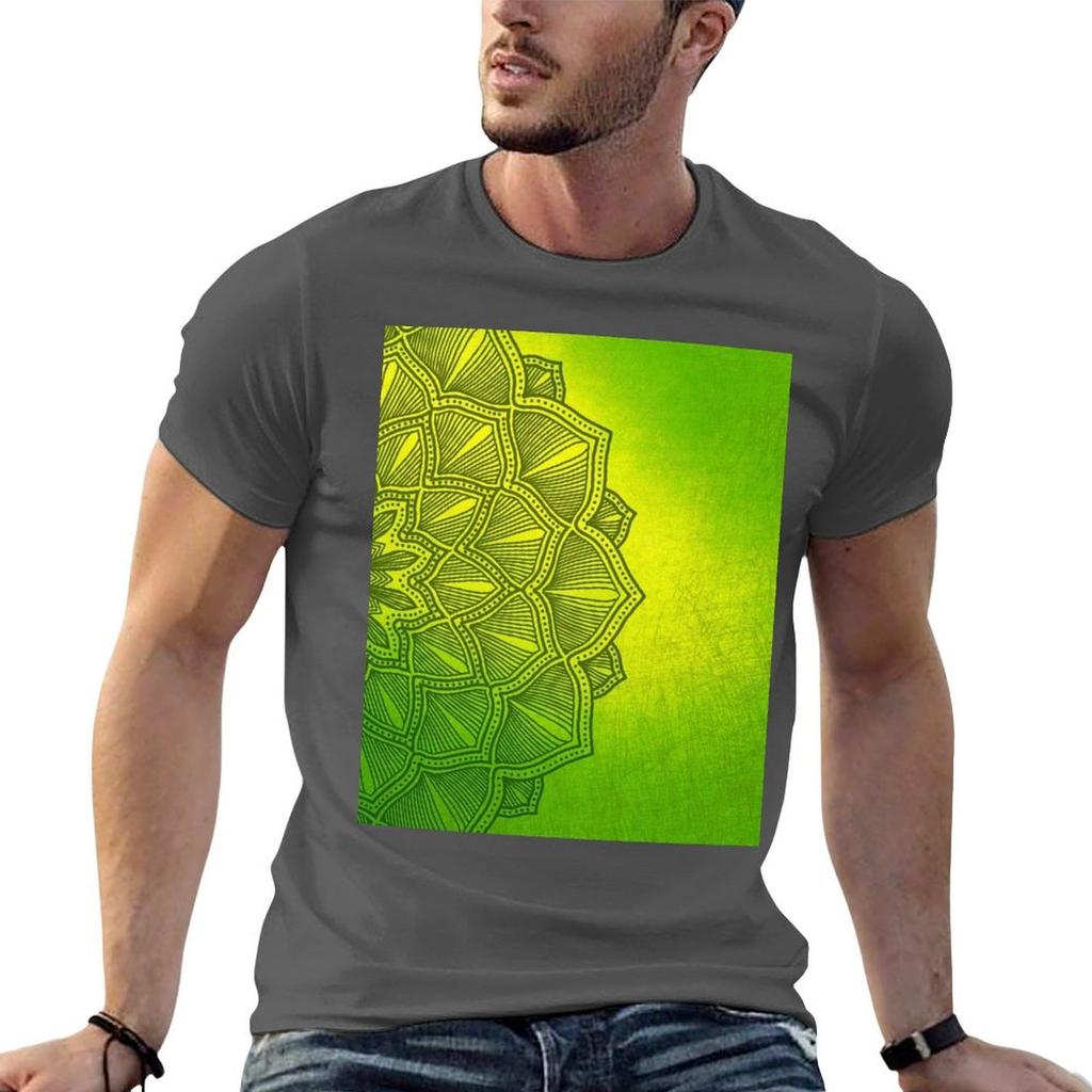 Green Unisexdala Abstract Unisexdala TShirt Lightweight Cooling Short Sleeve Tee