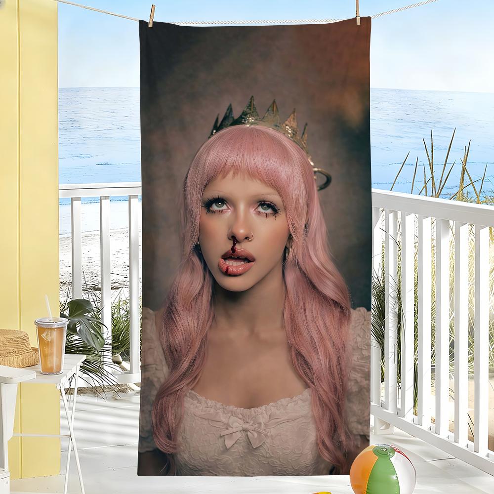 American singer M-Melanie Martinez Towel Drying Bath Towel Applicable To Light Swimming Camping Yoga Beach Out