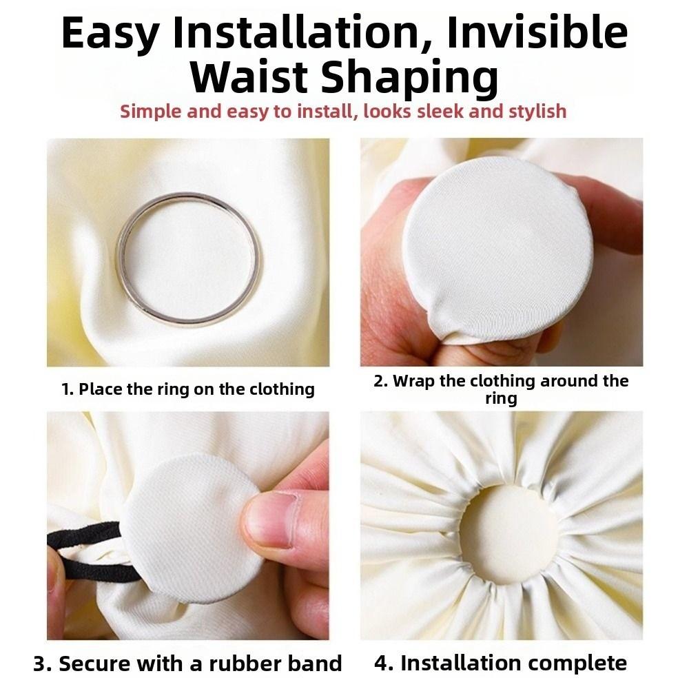 Invisible Design Sleeve Clip Adjustable No Sew Clip Creative Clothing Buckle For Unisex Apparel