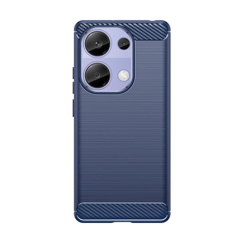 For Xiaomi Redmi Note 13 Pro 4G Case Cover Redmi Note 13 Pro 4G Capas Bumper Carbon Fiber Soft TPU Fundas Redmi Note 13 Pro Plus