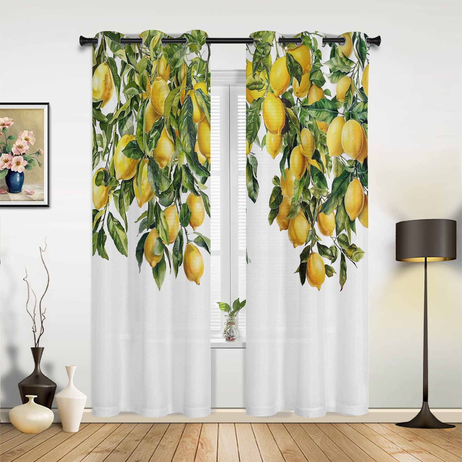 Современные оконные шторы для гостиной — фото 13