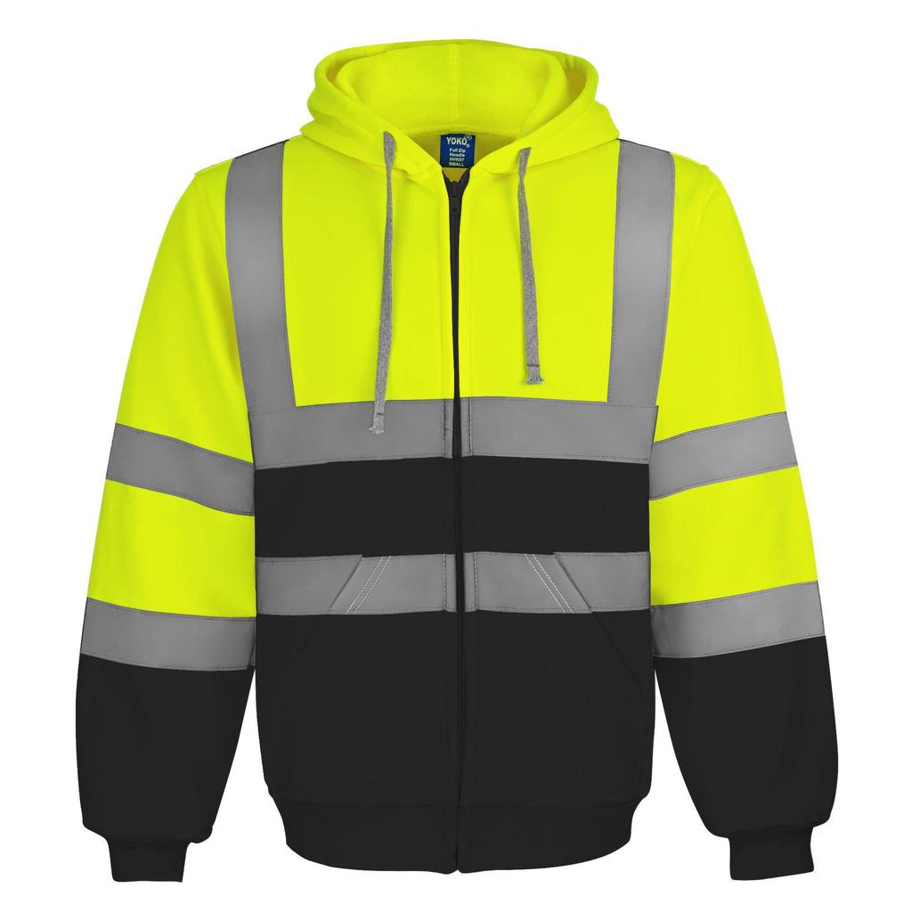 Autumn/Winter Thick Reflective Hoodie, Outdoor Traffic Safety Gear